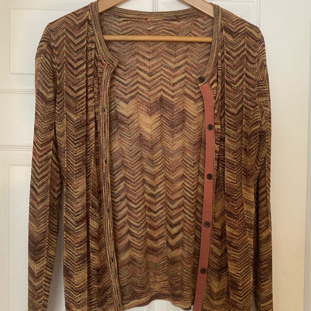Missoni for Target printed cardigan lightweight sweater